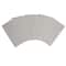12 Packs: 56 ct. (672 total) 3" Iron-On White Flocked Collegiate Letters by Imagin8™
